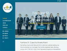 Tablet Screenshot of fanfarestcaecilia.nl